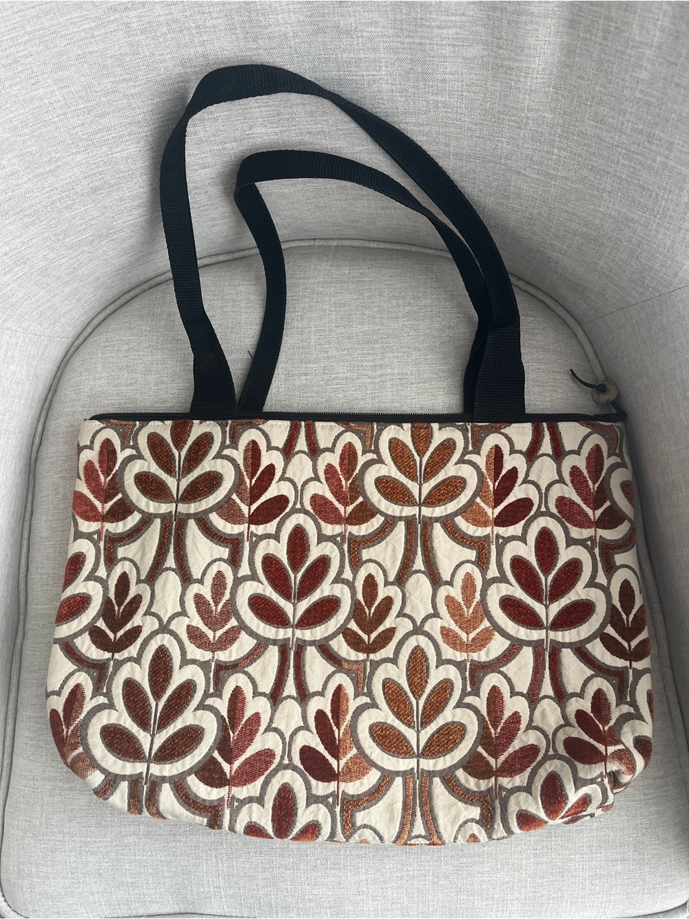 Sally Spicer San Francisco Retro Floral Upholstery Tote
